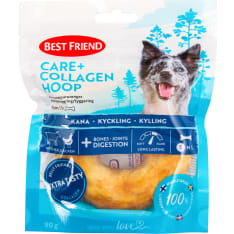Best Friend Care+ kollageenipururengas kana 9 cm 1 kpl 90 g koiran pururengas