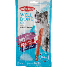 Best Friend Welldone härkäpihvitikku 3-pack 36 g koiran herkku