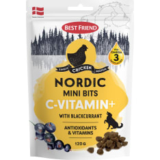 Best Friend Nordic Mini Bits C-Vitamin+ 120 g koiran makupala