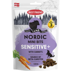 Best Friend Nordic Mini Bits Sensitive+ 120 g koiran makupala