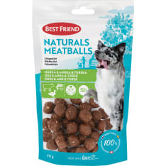 Best Friend Naturals lihapullat 70 g koiran makupala