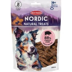 Best Friend Nordic Natural Treats porsas 100 g koiran herkku