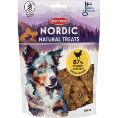 Best Friend Nordic Natural Treats kana 100 g koiran herkku