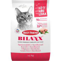 Best Friend Bilanx grain-free sterilized 2.5 kg dry complete cat food
