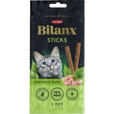 Best Friend Bilanx Sticks kana&ankka 3x5 g lihatikku kissalle