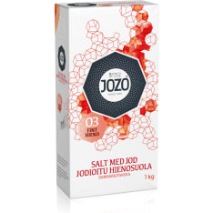 Jozo 1kg joditoitu hieno suola