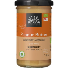 Urtekram Organic Crunchy 230g Peanut Butter