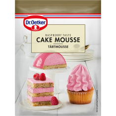 Dr. Oetker vadelmanmakuinen 90g kakkumoussejauhe