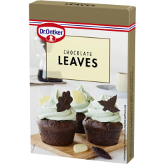 Dr. Oetker Chocolate Leaves 45 g chocolate decoration pattern