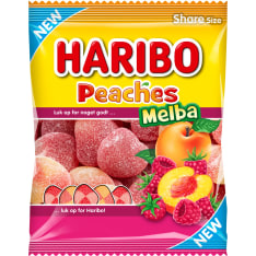 Haribo Peaches Melba 120 g karkkipussi