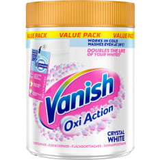 Vanish Oxi Action Crystal White 940 g tahranpoistojauhe