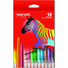 Penol Twister crayons 12 kpl vahaliidut