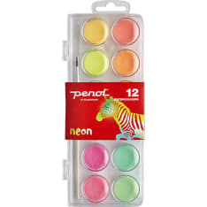 Penol Neon 12 väriä vesivärit