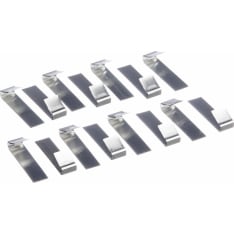 Glass holders 15 pcs, aluminum, Juliana