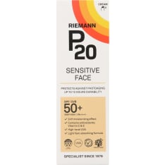 P20 Sensitive Face cream SPF50+ 50 g aurinkovoide