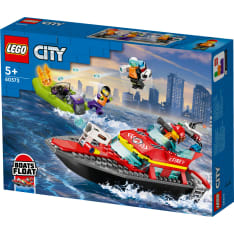 LEGO City Fire 60373 Palokunnan pelastusvene