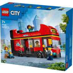 LEGO City Great Vehicles 60407 Punainen kaksikerroksinen turistibussi