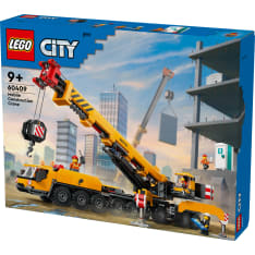 LEGO City Big Vehicles 60409 Keltainen ajettava rakennusnosturi