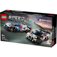 LEGO Speed Champions 76922 BMW M4 GT3‑ ja BMW M Hybrid V8 ‑kilpa-autot