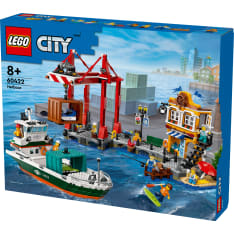 LEGO My City 60422 Merisatama ja rahtilaiva