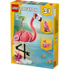 LEGO Creator 31170 Villieläin: vaaleanpunainen flamingo