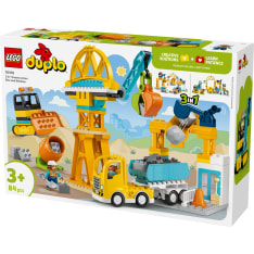 LEGO DUPLO Town 10476 Rakennustyömaa ja työmaa-ajoneuvot 3in1
