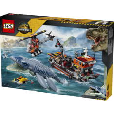 LEGO Jurassic World 77983 Mosasaurus-dinosaurus hyökkää veneen kimppuun