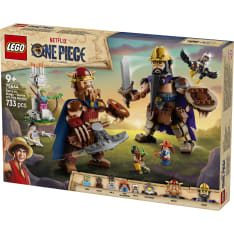 LEGO ONE PIECE 75644 Dorry vastaan Brogy – Little Gardenin jättiläiset