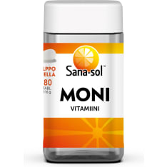 Sana-Sol Monivitamiini 180 tabl. ravintolisä