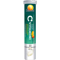 Sana-Sol C-vitamiini Spirulina Mango 20 poretabl. ravintolisä