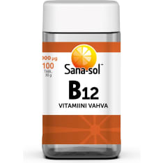 Sana-Sol Vahva B12-vitamiini 100 tabl. ravintolisä