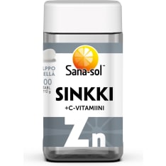 Sana-Sol Sinkki+C-vitamiini 200 tabl. ravintolisä