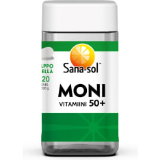 Sana-Sol Monivitamiini 50+ 120 tabl. ravintolisä