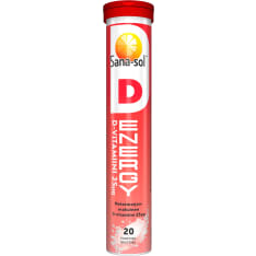 Sana-Sol D-Energia Metsämarja 20 effervescent tablets. dietary supplement