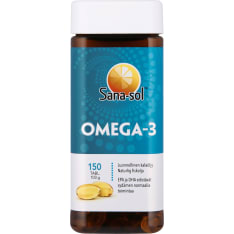 Sana-sol Omega-3 natural fishoil Omega-3 fatty acid capsule food supplement 150caps