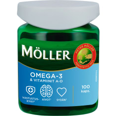 Möller Omega-3-capsule & vitamins A-D 90g/100caps