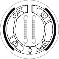 SBS 23-2013 Honda CRF/MTX/TL/XL/XR jarrukengät