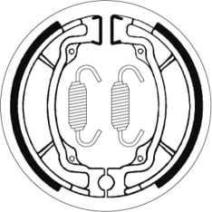 SBS 23-2015 Kawasaki KLF/KLT/KLX jarrukengät