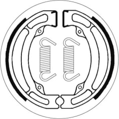 SBS 23-2017 Suzuki LT-A/Z/DR-Z/TS jarrukengät