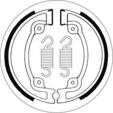 SBS 23-2041 Can-Am DS/Honda TRX/XL jarrukengät