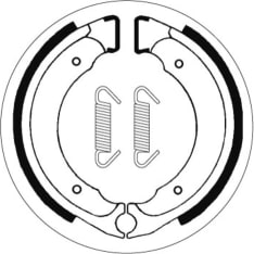 SBS 23-2101 Suzuki LT80/LT-A50/LT-Z50 front brake shoes