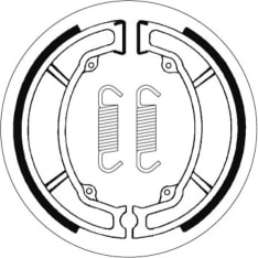 SBS 23-2104 Suzuki LT80/LT-Z90/PE175 jarrukengät