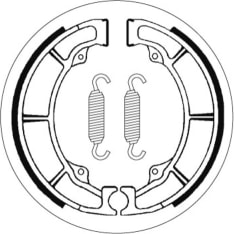 SBS 23-2110 Suzuki LT-F 250 rear brake shoes