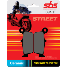 SBS 23-604HF Ceramic Gas/ Hon/ Kaw/ Suz rear Brake pads