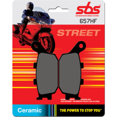SBS 23-657HF Ceramic Suzuki GSX650F taakse jarrupalat