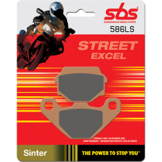 SBS 23-586LS Sintered Kawasaki KLE/KLR/ZZR taakse jarrupalat