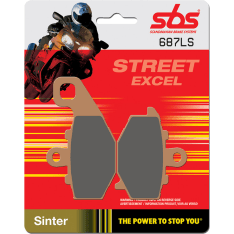 SBS 23-687LS Street Excel Sintered Rear brake pads