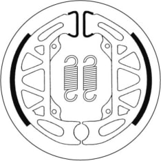 SBS 23-2200 brake shoes