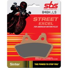 SBS 23-846LS Sintered Harley-Davidson taakse jarrupalat