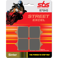SBS 23-870HS Sintered Bmw S1000R front Brake pads